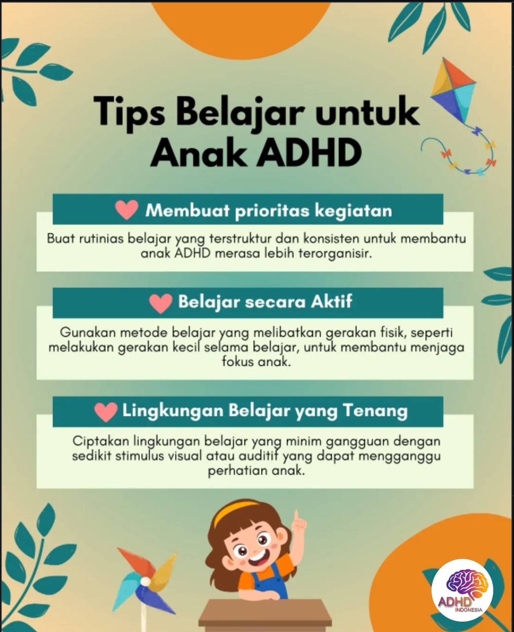 Strategi Belajar yang Cocok untuk Anak ADHD di Kabupaten Ogan Komering Ulu Selatan